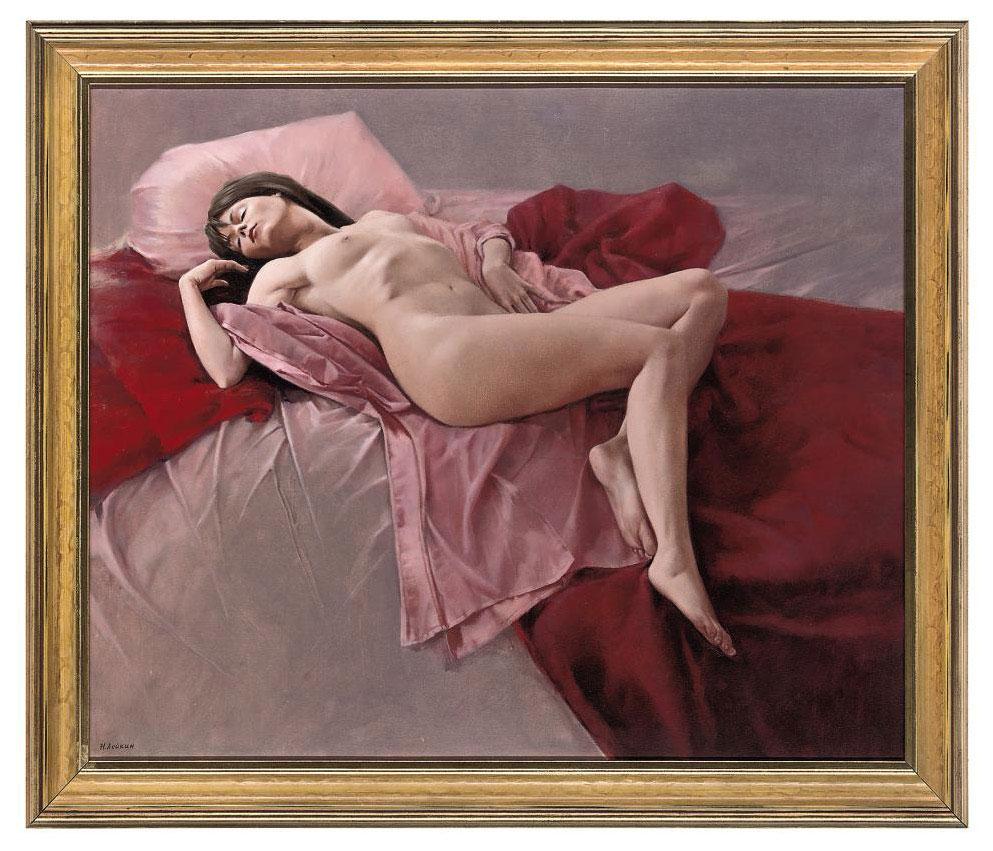 Nikolayi Leykin - Pink nude