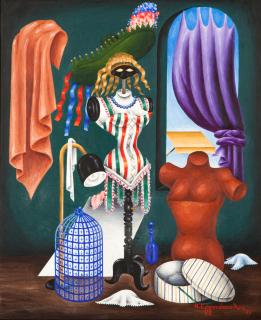 Nikos Engonopoulos - Adélaїde, la (grande) prêtresse du fétichisme