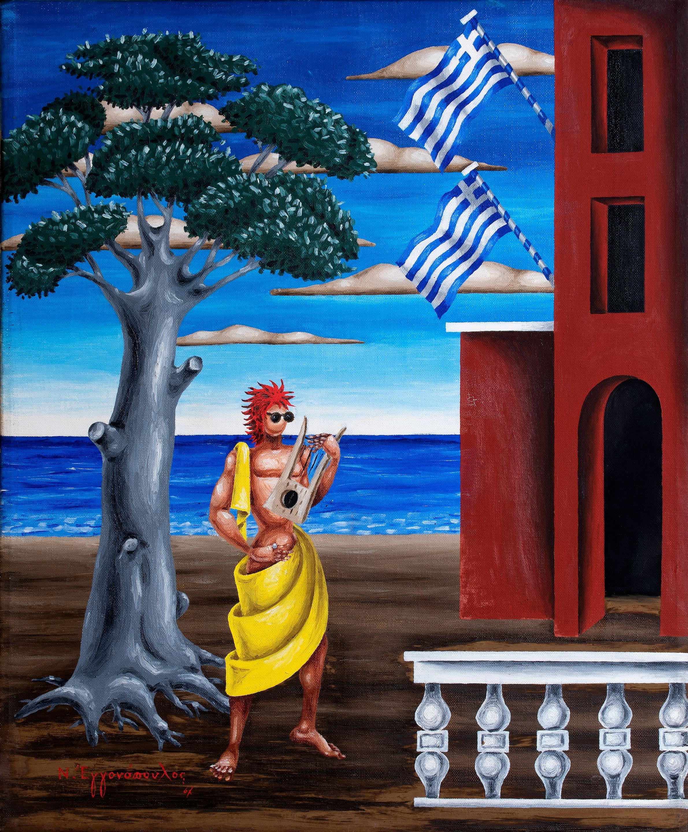 Nikos Engonopoulos - Hommage à Parthenis