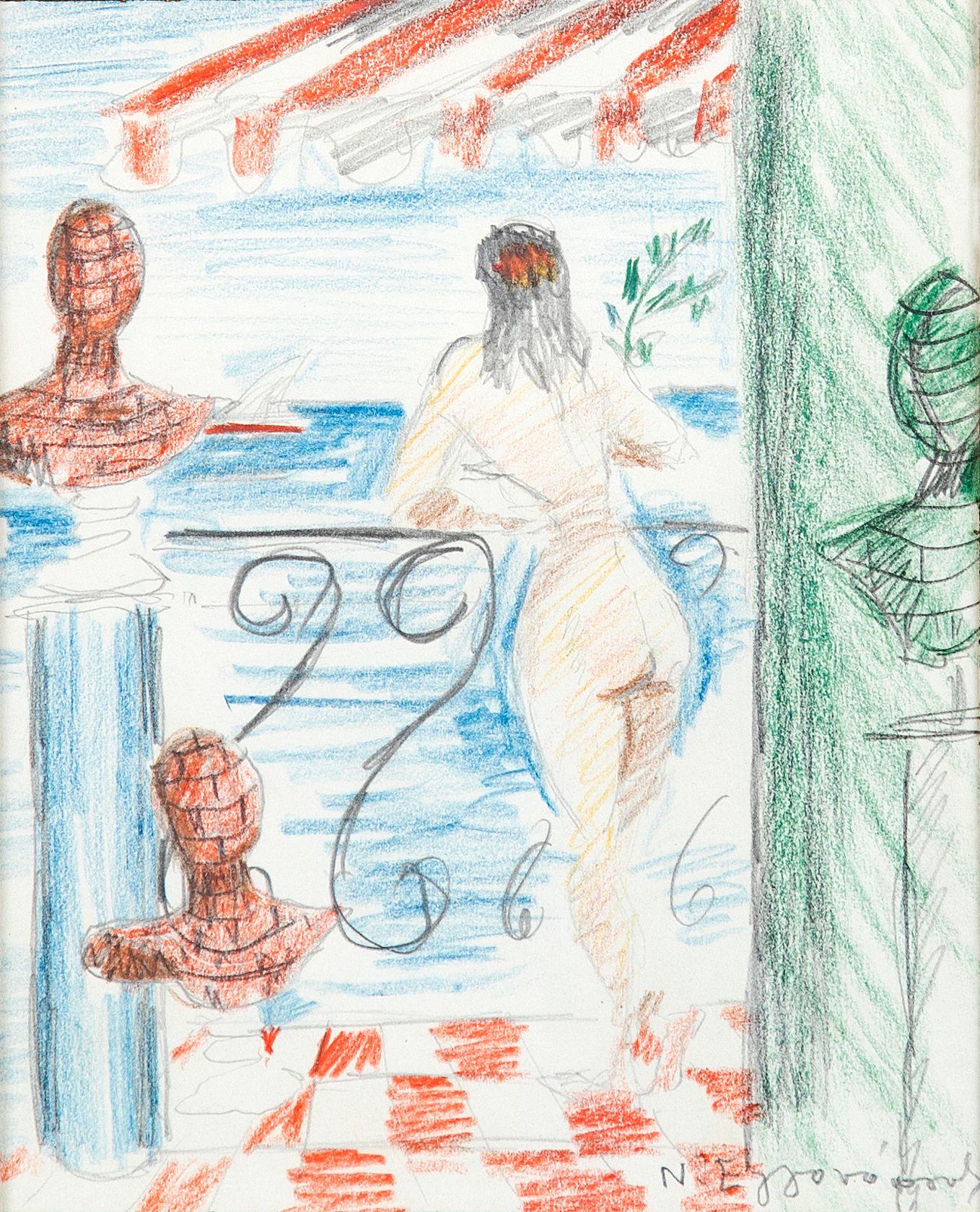 Nikos Engonopoulos - Muse méditerranée