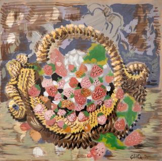 Nikos Hadjikyriakos-Ghika - Panier de fraises