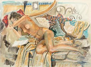 Nikos Hadjikyriakos-Ghika - Sleeping girl