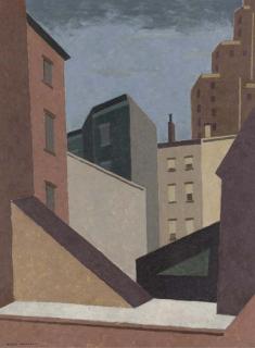 Niles Spencer - Behind The Square