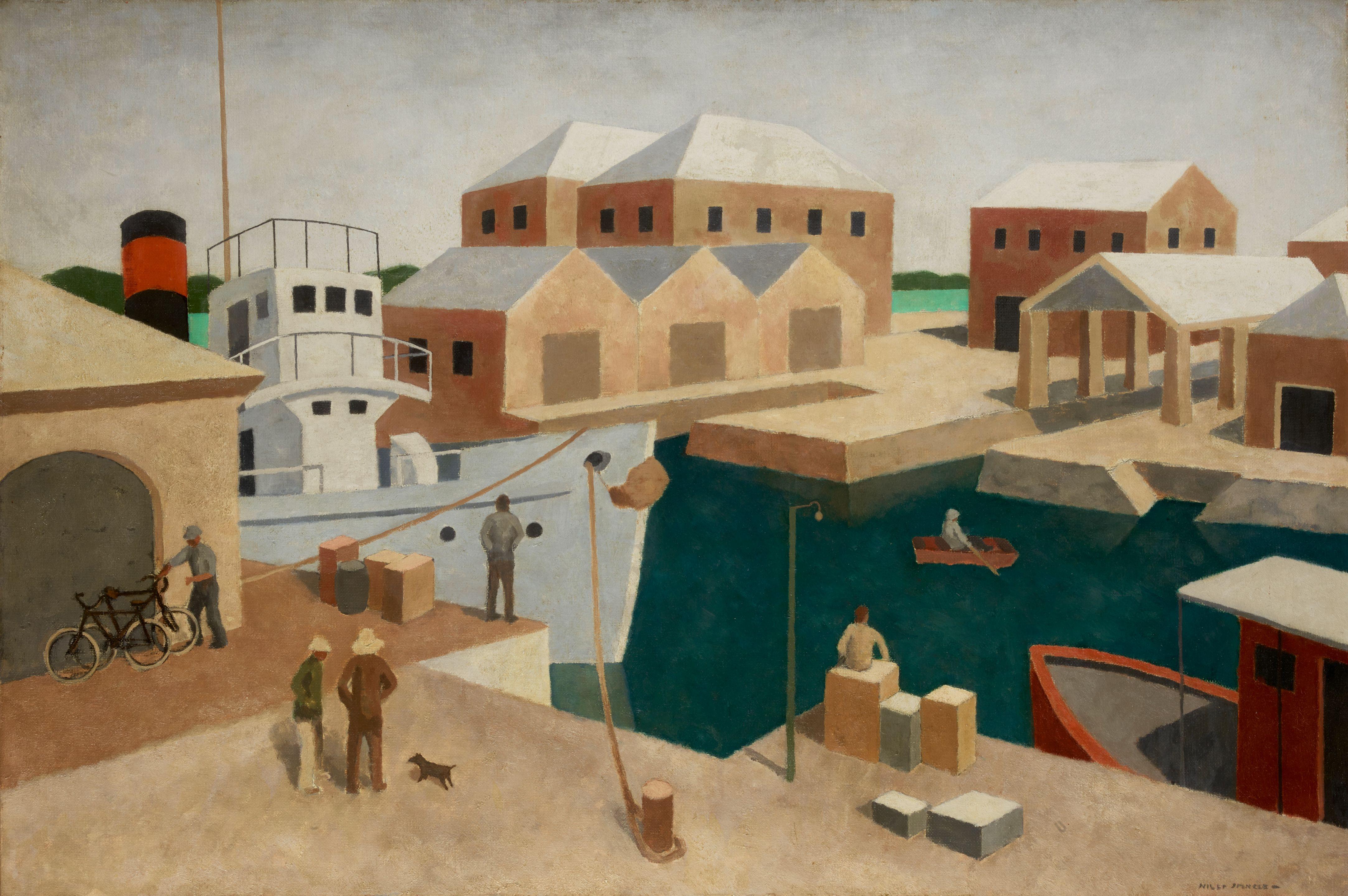 Niles Spencer - Ordnance Island, Bermuda