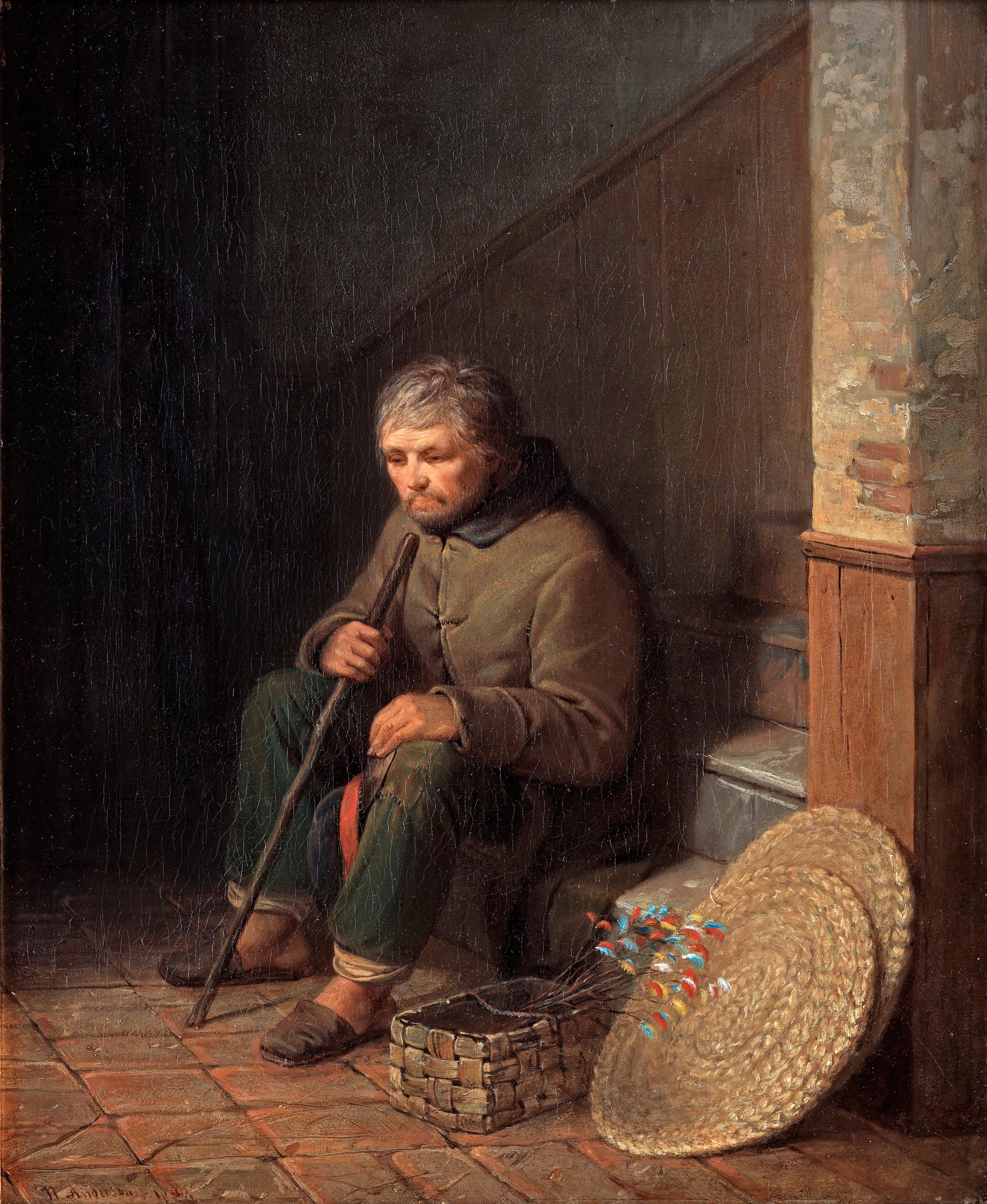 Nils Andersson - Old street vendor