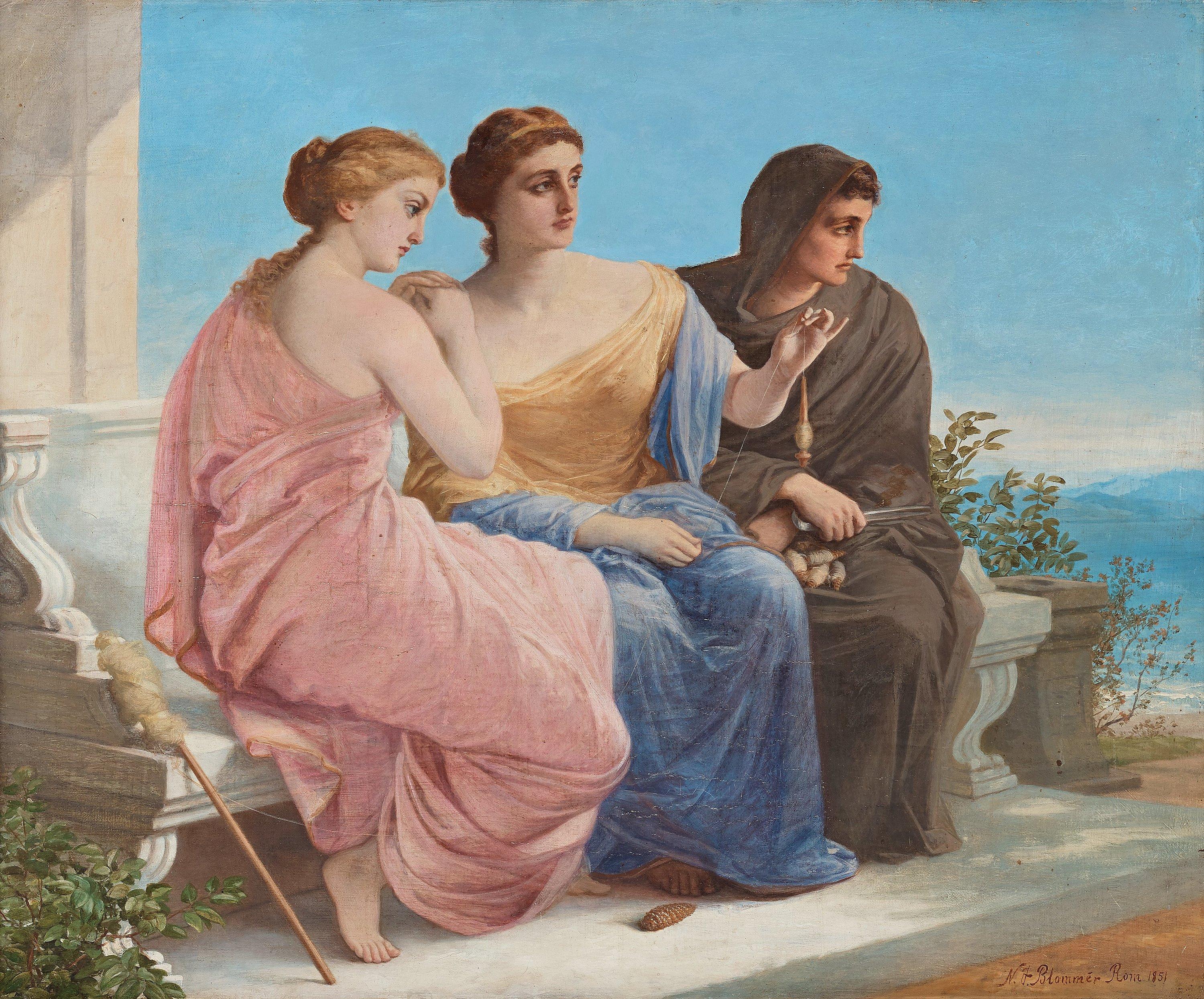 Nils Jakob Olsson Blommér - The three Graces