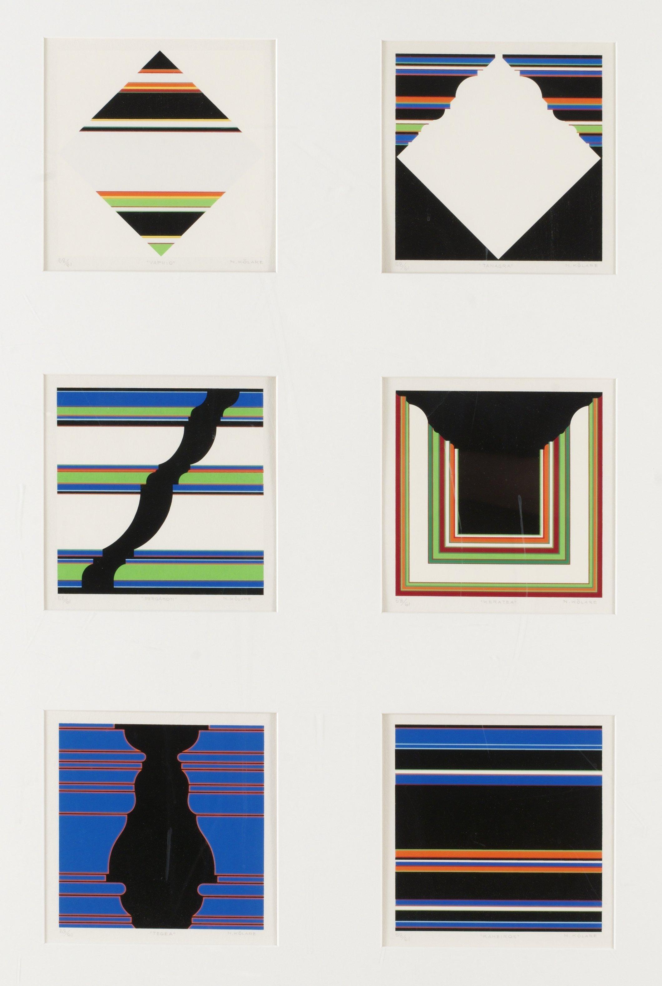 Nils Kölare - Utan titel. (6 st)