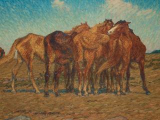 Nils Kreuger - (A drove of Horses)