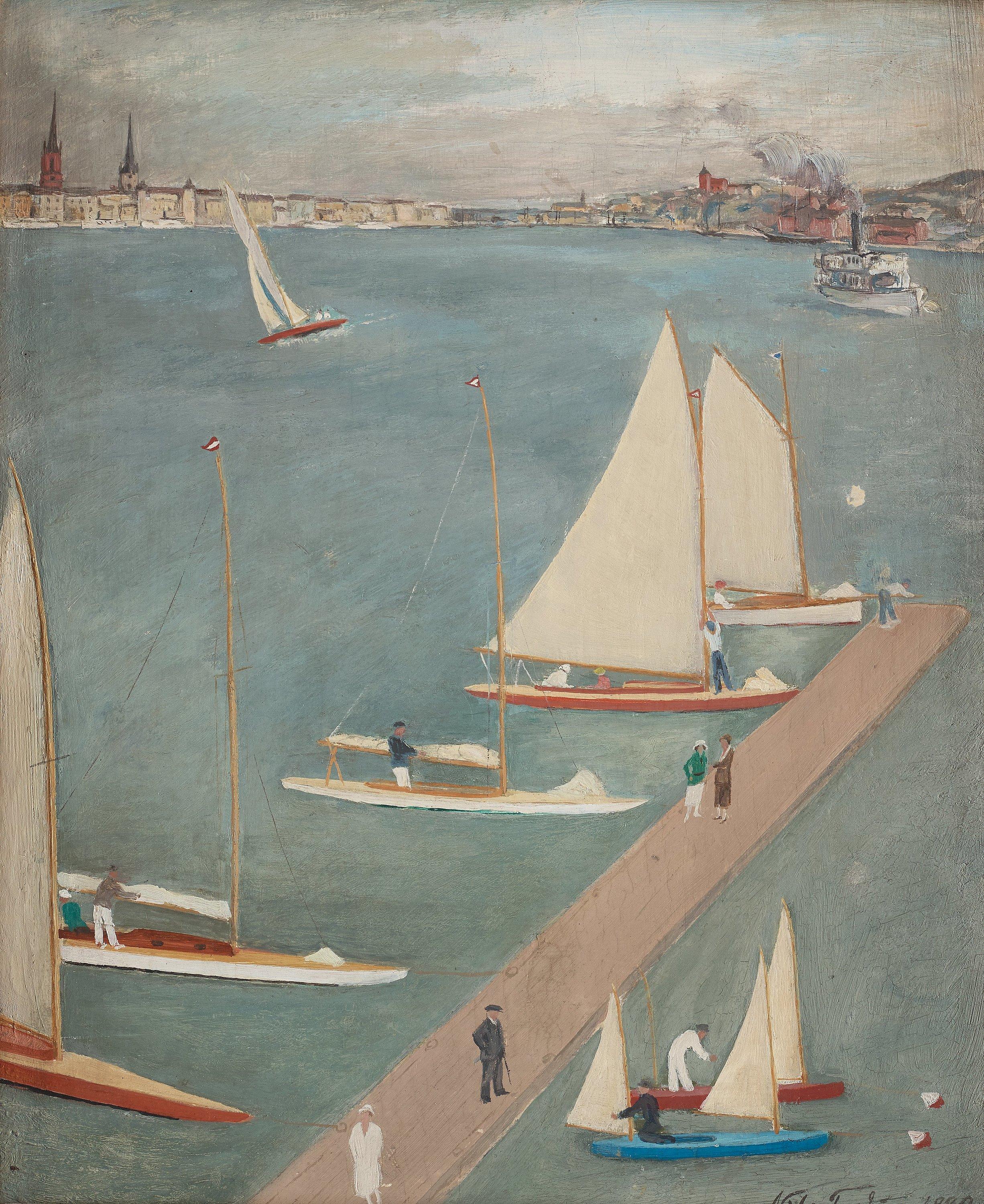 Nils Tydén - View over Riddarfjärden, Stockholm