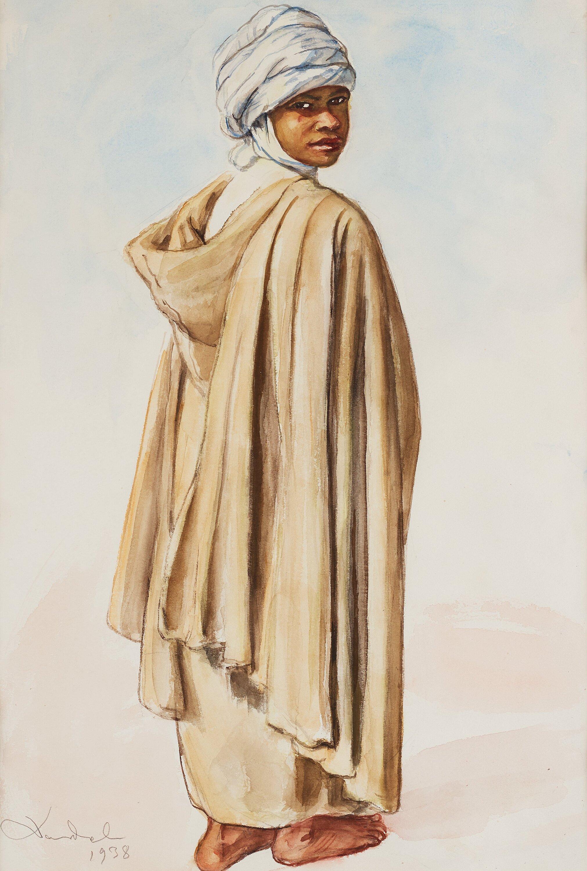 Nils von Dardel - Man with turban