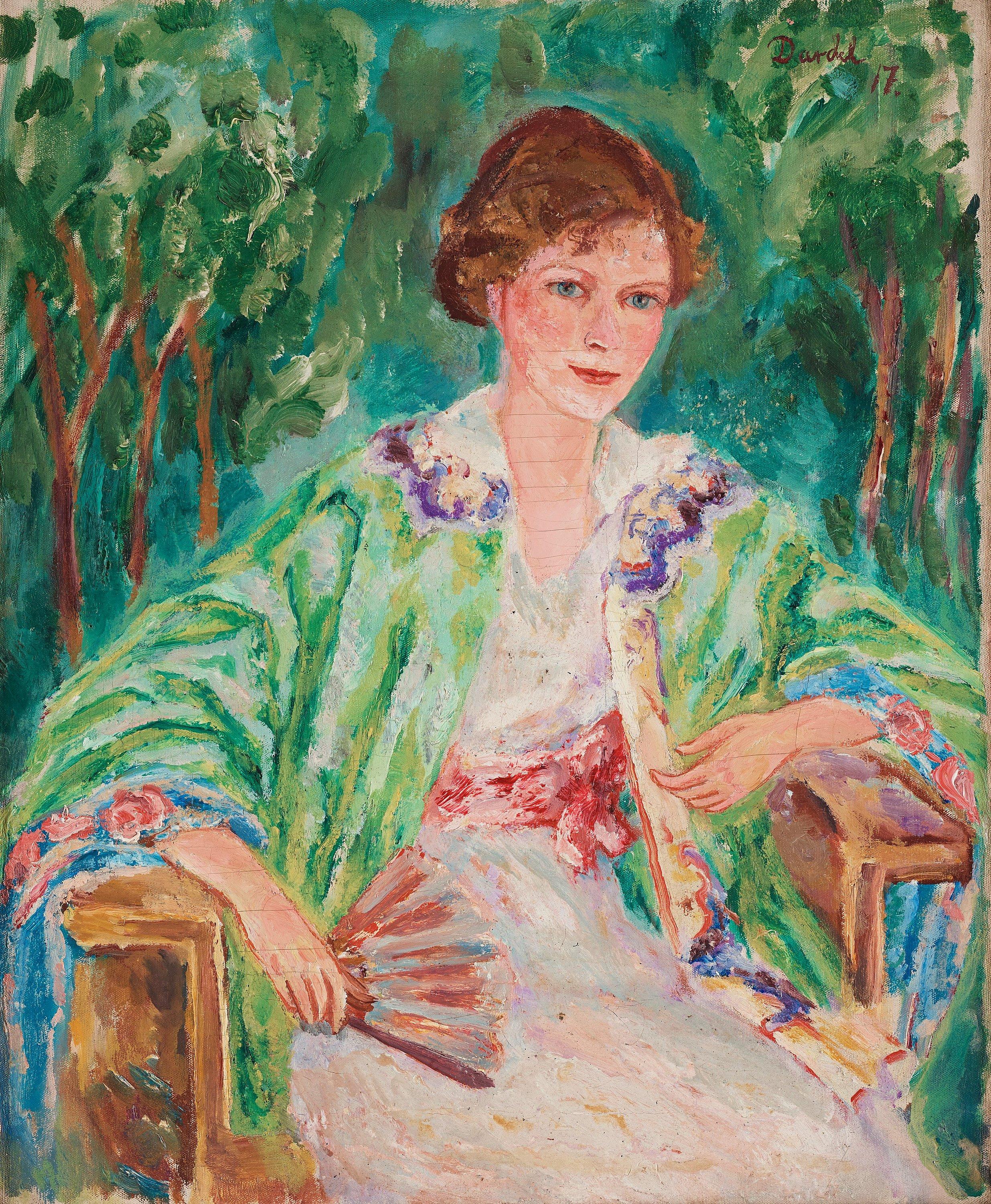 Nils von Dardel - Portrait of Nita Wallenberg