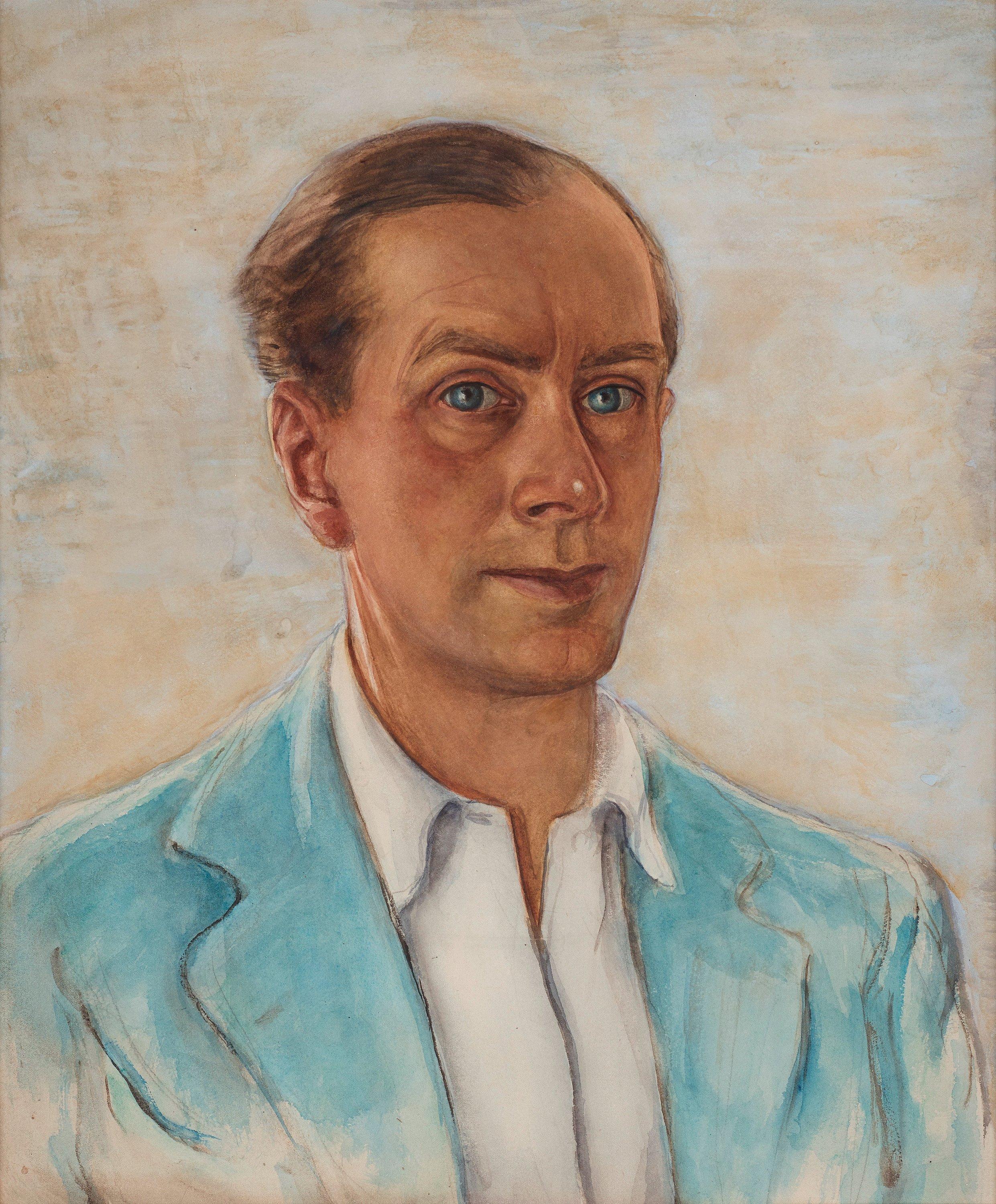 Nils von Dardel - Self portrait