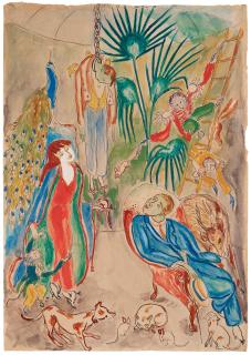 Nils von Dardel - Study for \