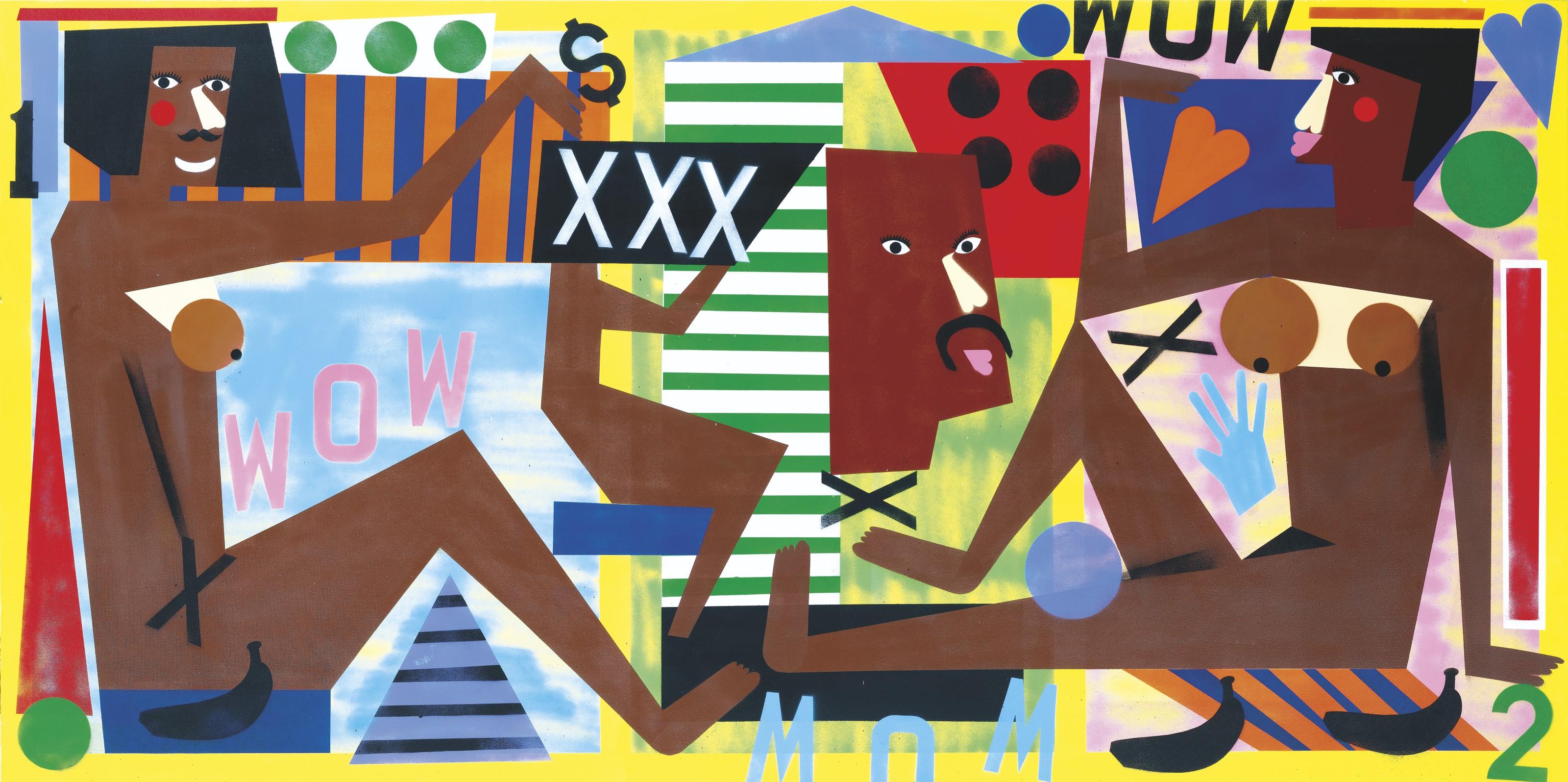 Nina Chanel Abney - Untitled