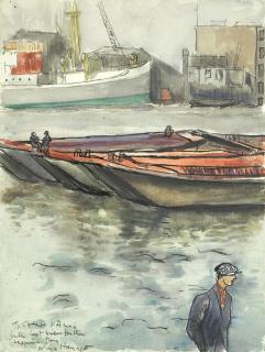 Nina Hamnett - Docker at Wapping