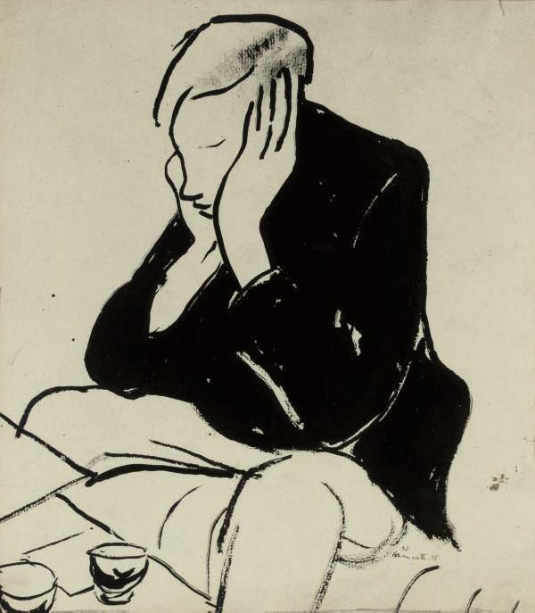 Nina Hamnett - Portrait of Walter Taylor