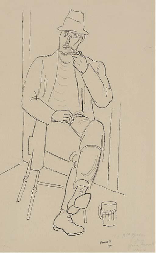 Nina Hamnett - Relaxing After A Hard Day