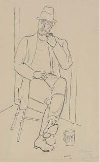 Nina Hamnett - Relaxing After A Hard Day