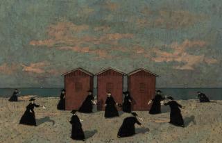 Nino Caffè - Mosca cieca sulla spiaggia