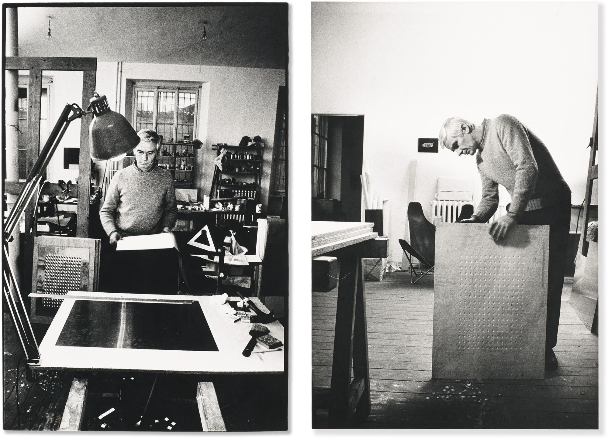 Nino Lo Duca - Enrico Castellani (Two Works)