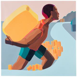 Nirit Takele - A Boy with a Yellow Jerrycan