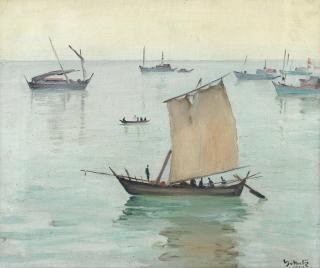 Niro Yokota - Boats at Sea