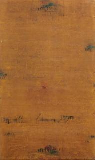 Nitin Dadrawala - Untitled (Yellow & Raw Umber)