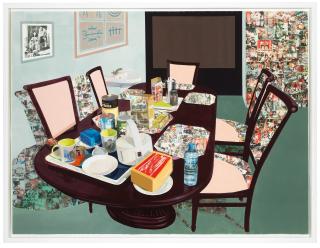 Njideka Akunyili Crosby - Tea Time in New Haven, Enugu
