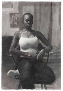 Njideka Akunyili Crosby - Veiled Sorrow (The Look of Failure)