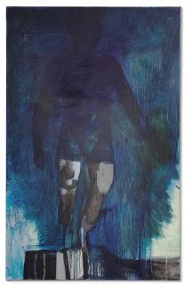 Noah Davis - Untitled (Blue Figure)
