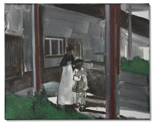 Noah Davis - Untitled (Sketch For Larger More Realistic Painting)