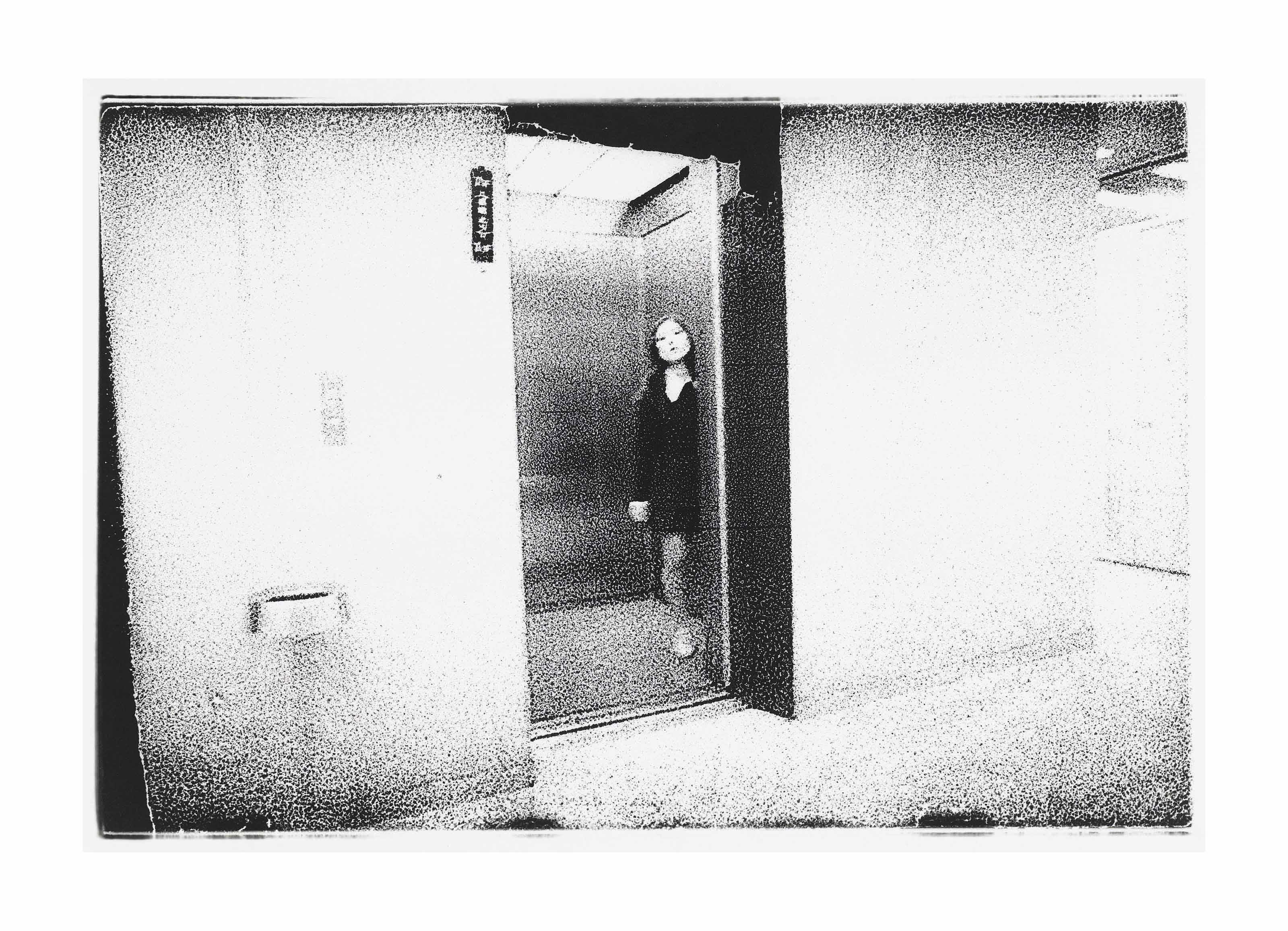 Nobuyoshi Araki - Young Woman in Elevator, 1973