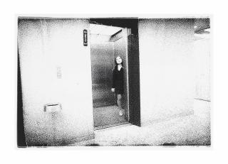 Nobuyoshi Araki - Young Woman in Elevator, 1973