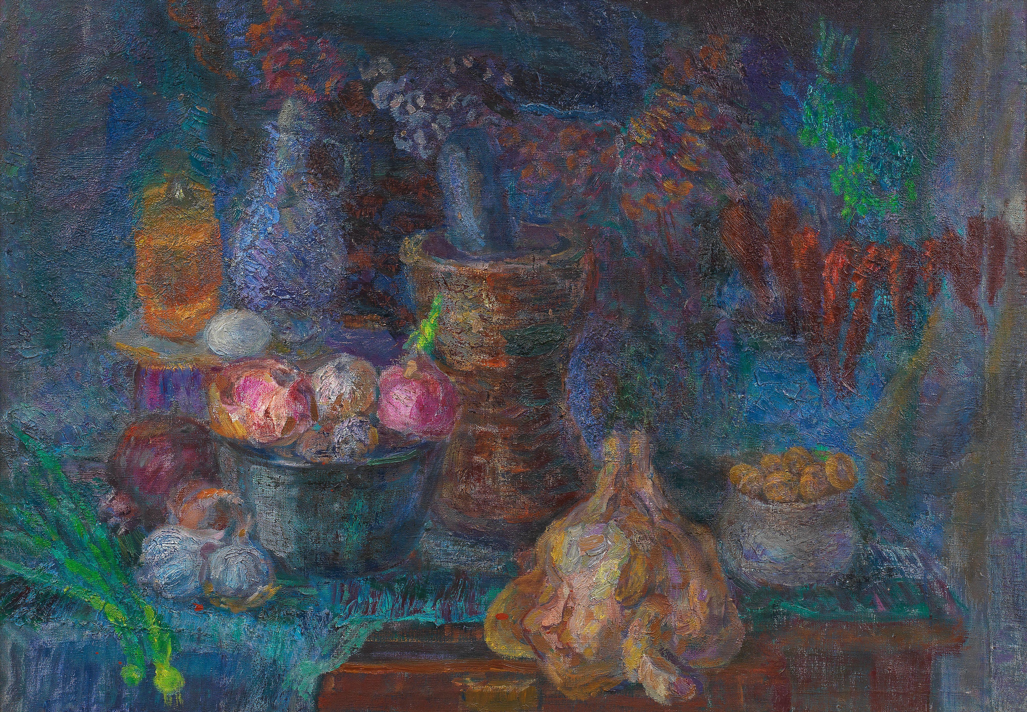 Noe Nesterovich Gedenidze - Satsivi still life