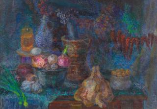 Noe Nesterovich Gedenidze - Satsivi still life