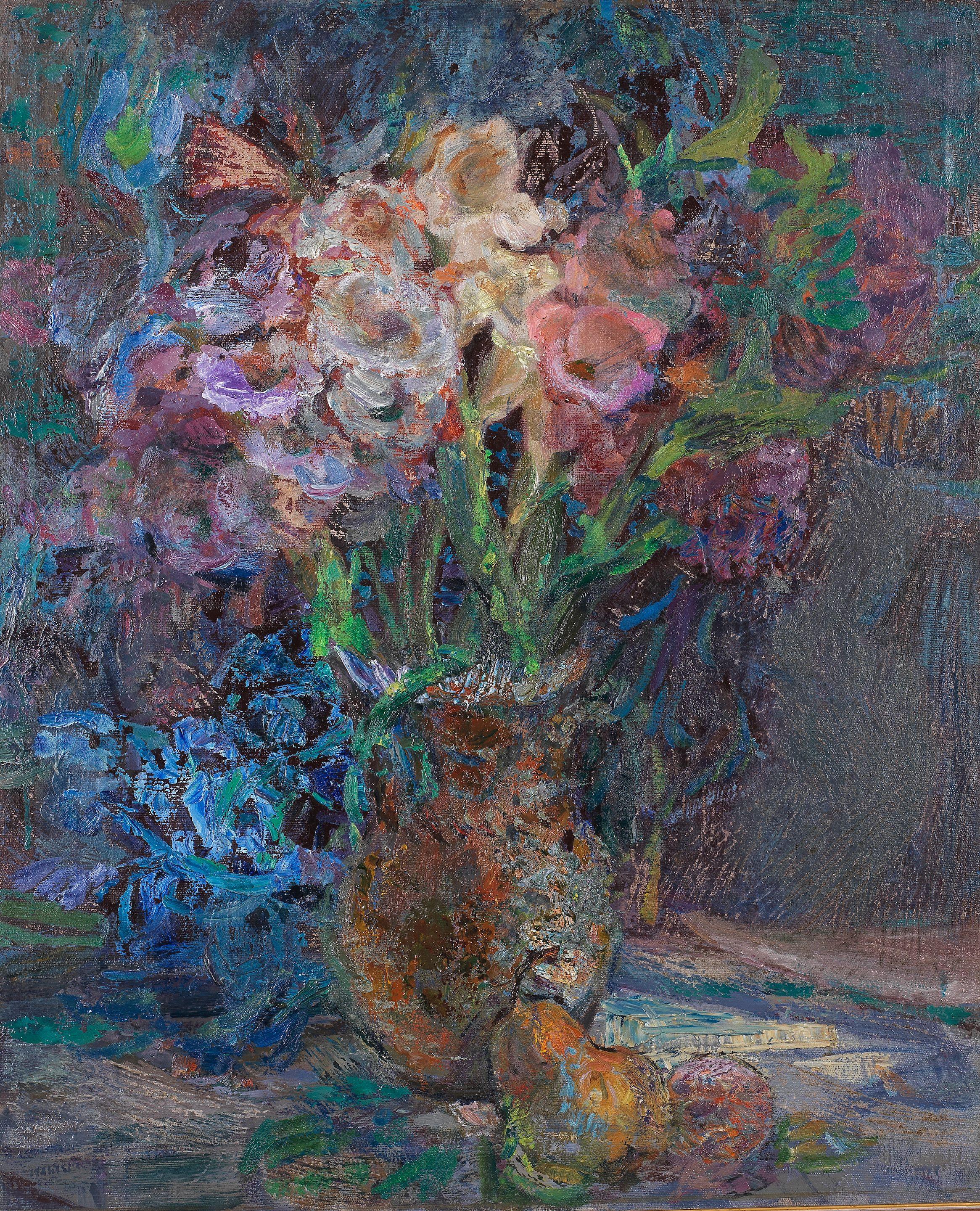 Noe Nesterovich Gedenidze - Still life with gladiola