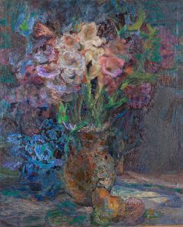 Noe Nesterovich Gedenidze - Still life with gladiola