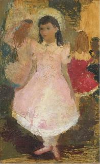 Nöel Slaney - Girl in a pink dress