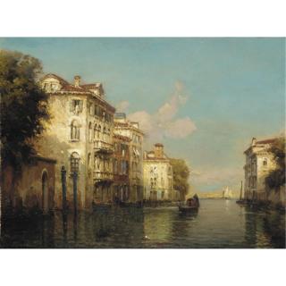 Noël Bouvard - A Venetian Canal