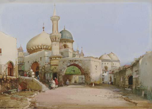 Noel Harry Leaver - Noth African Street Scene