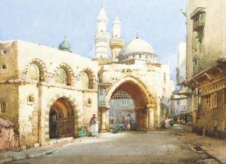Noel Harry Leaver - The approach to a Mosque, Algiers