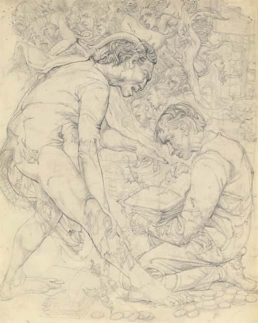 Noel Laura Nisbet - Study for the illustrations to \'The Enchanted Lochan: Stories of Celtic Mythology\'