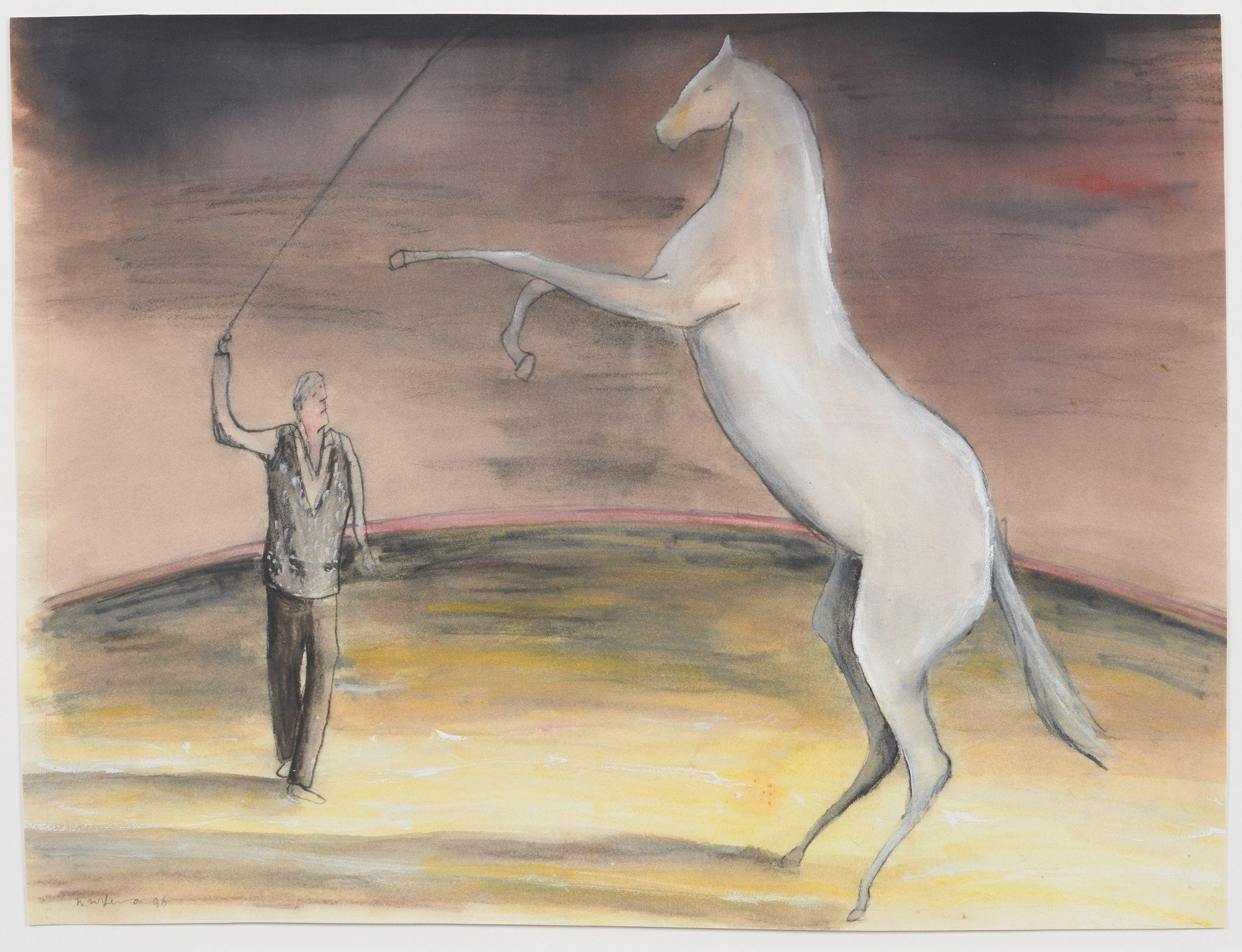 Noel Mckenna - Man With Horse, 1986