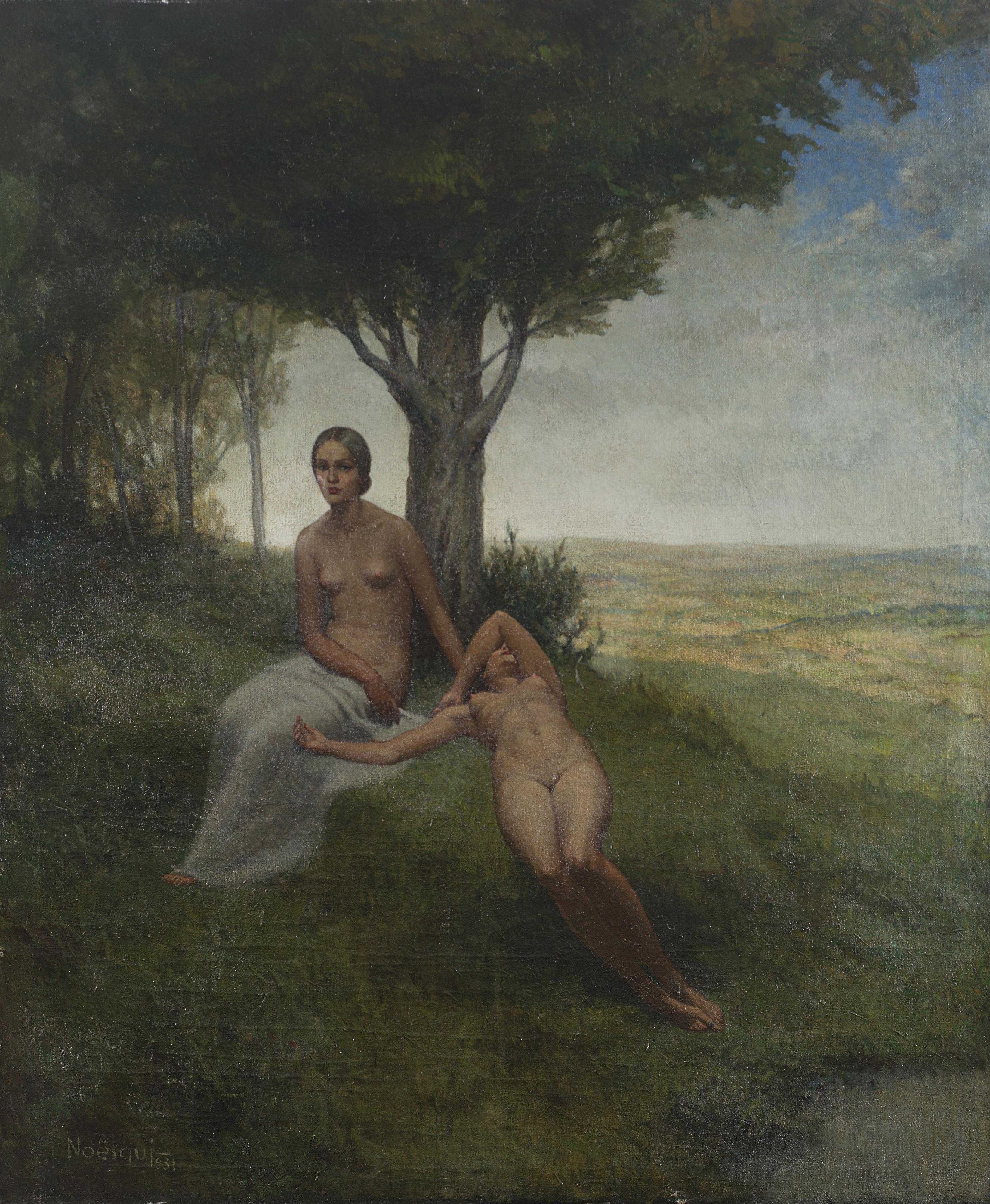 Noel Quintavalle - Nudi femminili in un paesaggio