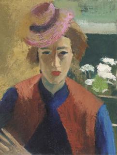 Noel Slaney, R.S.W. - Portrait of A Lady, Recto; And Portrait of A Boy, Verso