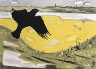 Norah Mcguinness, H.R.H.A. - Black Wings