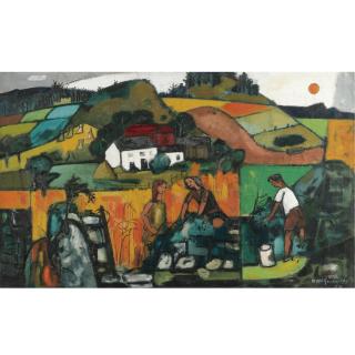 Norah Mcguinness, H.R.H.A. - The Harvesters