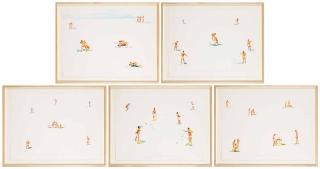 Norbert Bisky - (I) Probe (Test)  (Ii) Local Warming  (Iii) Shirtlifter  (Iv) Einbruch (Burglary)  (V) Bluter (Bleeding)