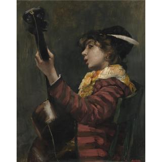 Norbert Goeneutte - French The Guitarist