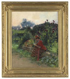 Norbert Goeneutte - La Lecture Au Jardin